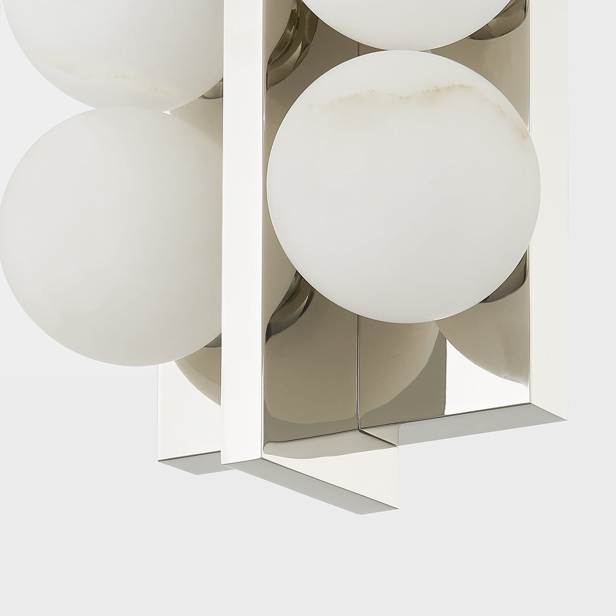 Close-up of the Emille Wall Sconce 6.75" x 12.25" showing the arm curve and shade silhouette.