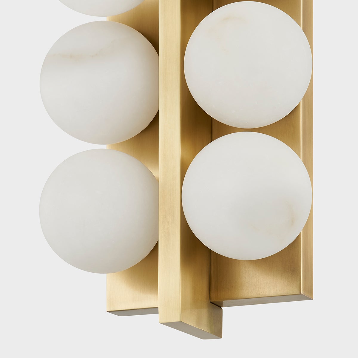 Close-up of the Emille Wall Sconce 6.75" x 12.25" showing the arm curve and shade silhouette.