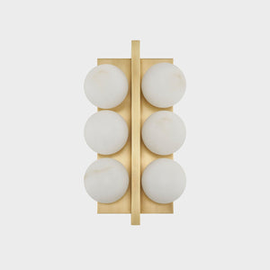 Close-up of the Emille Wall Sconce 6.75" x 12.25" showing the arm curve and shade silhouette.