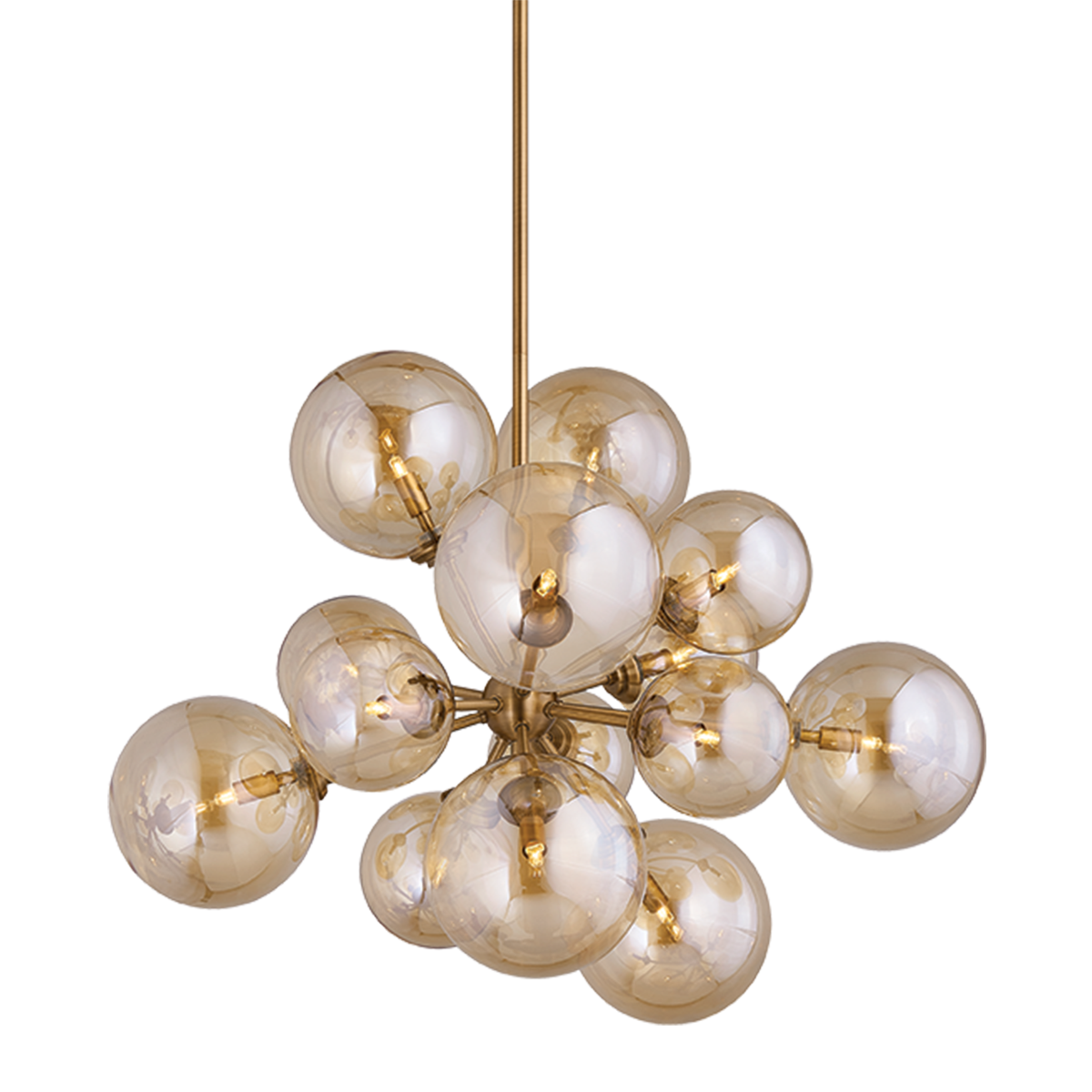 Santee Chandelier — a Troy chandelier for dining rooms, entries, and living rooms at Laurie Yapp Home.