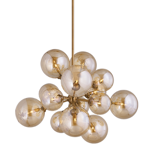 Santee Chandelier — a Troy chandelier for dining rooms, entries, and living rooms at Laurie Yapp Home.