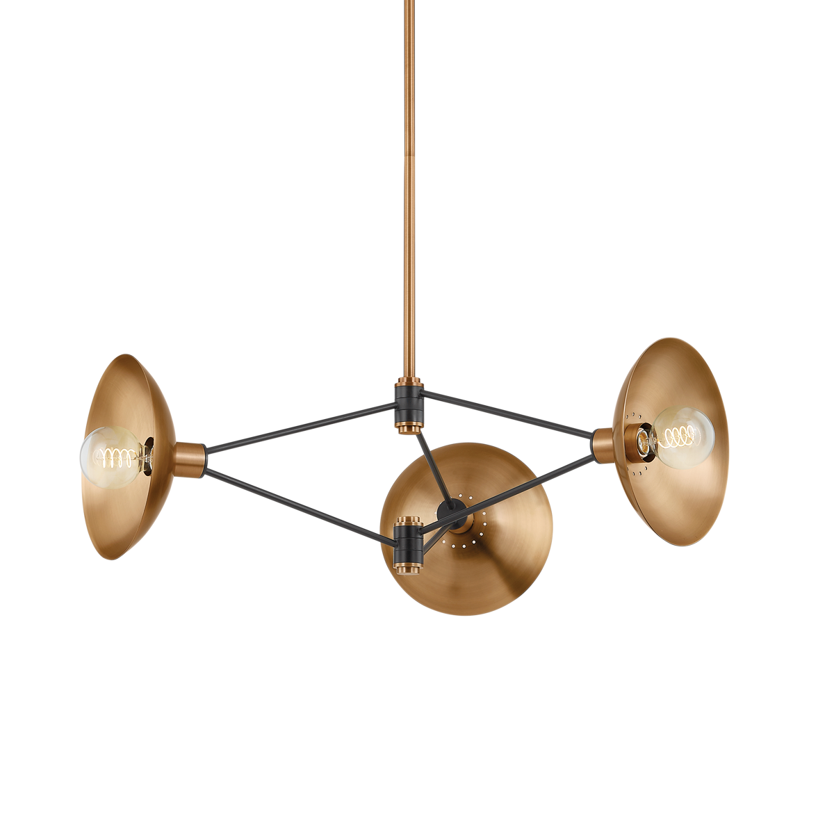 Axel Chandelier 36" — a Troy chandelier for dining rooms, entries, and living rooms at Laurie Yapp Home.