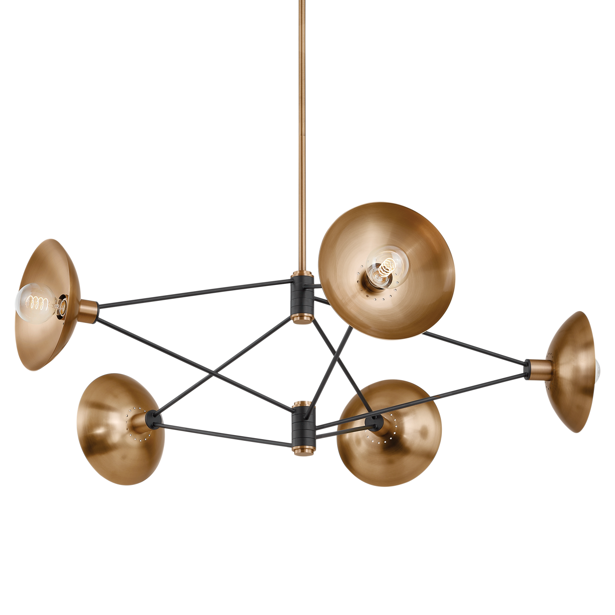 Axel Chandelier 50" — a Troy chandelier for dining rooms, entries, and living rooms at Laurie Yapp Home.