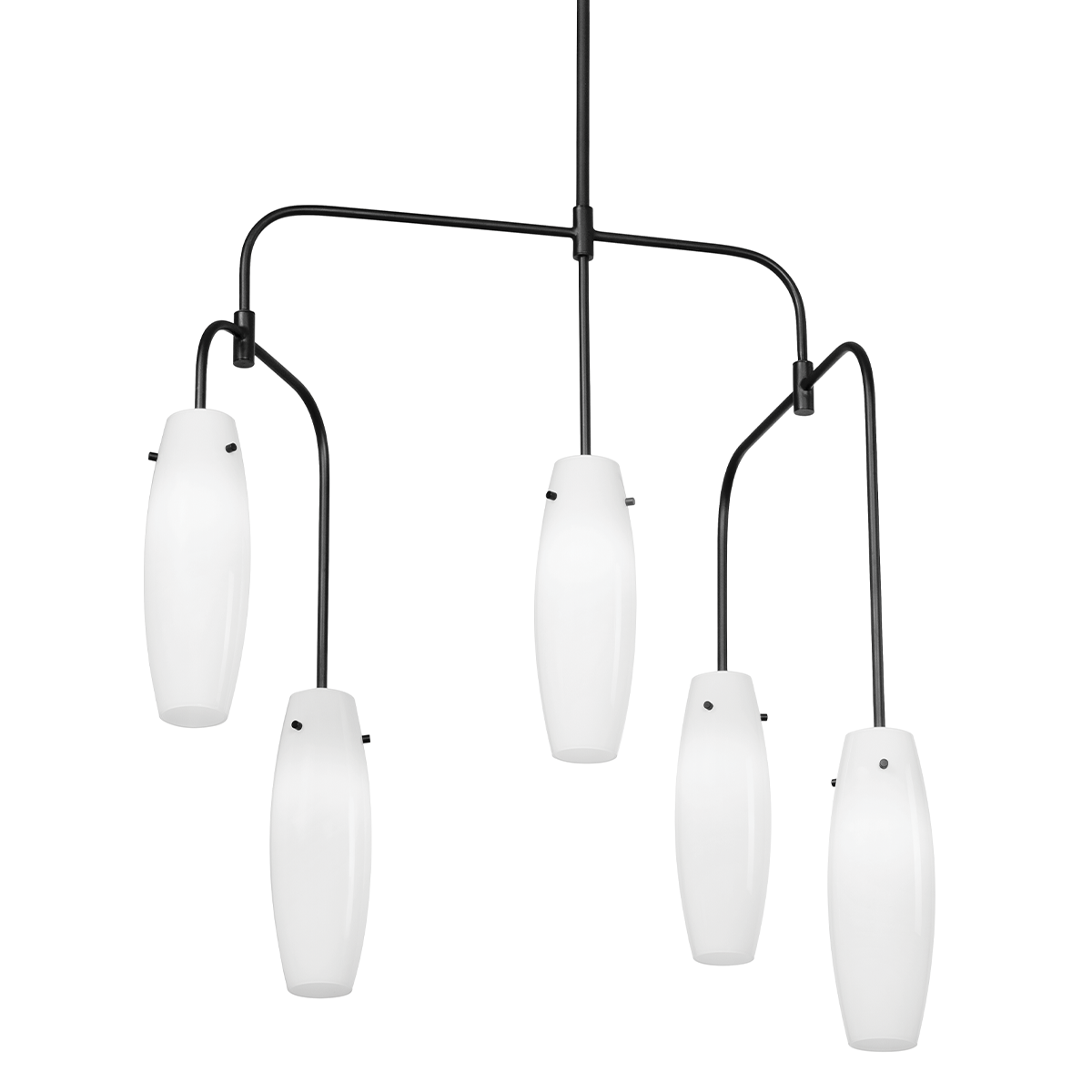 Cyan Chandelier — a Troy chandelier for dining rooms, entries, and living rooms at Laurie Yapp Home.