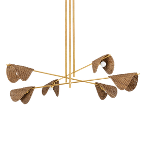 Barnaby Chandelier — a Troy chandelier for dining rooms, entries, and living rooms at Laurie Yapp Home.