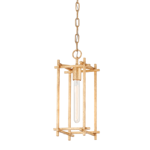 Huck Lantern 7.25" shown from a second angle to highlight the frame and glass panel detail.