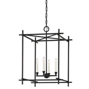 Huck Lantern 22" — a Troy lantern for entries, foyers, and covered porches at Laurie Yapp Home.