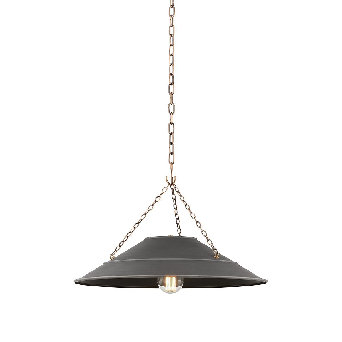 Arcane Pendant 23" — a Troy pendant for kitchens, entries, and dining rooms at Laurie Yapp Home.