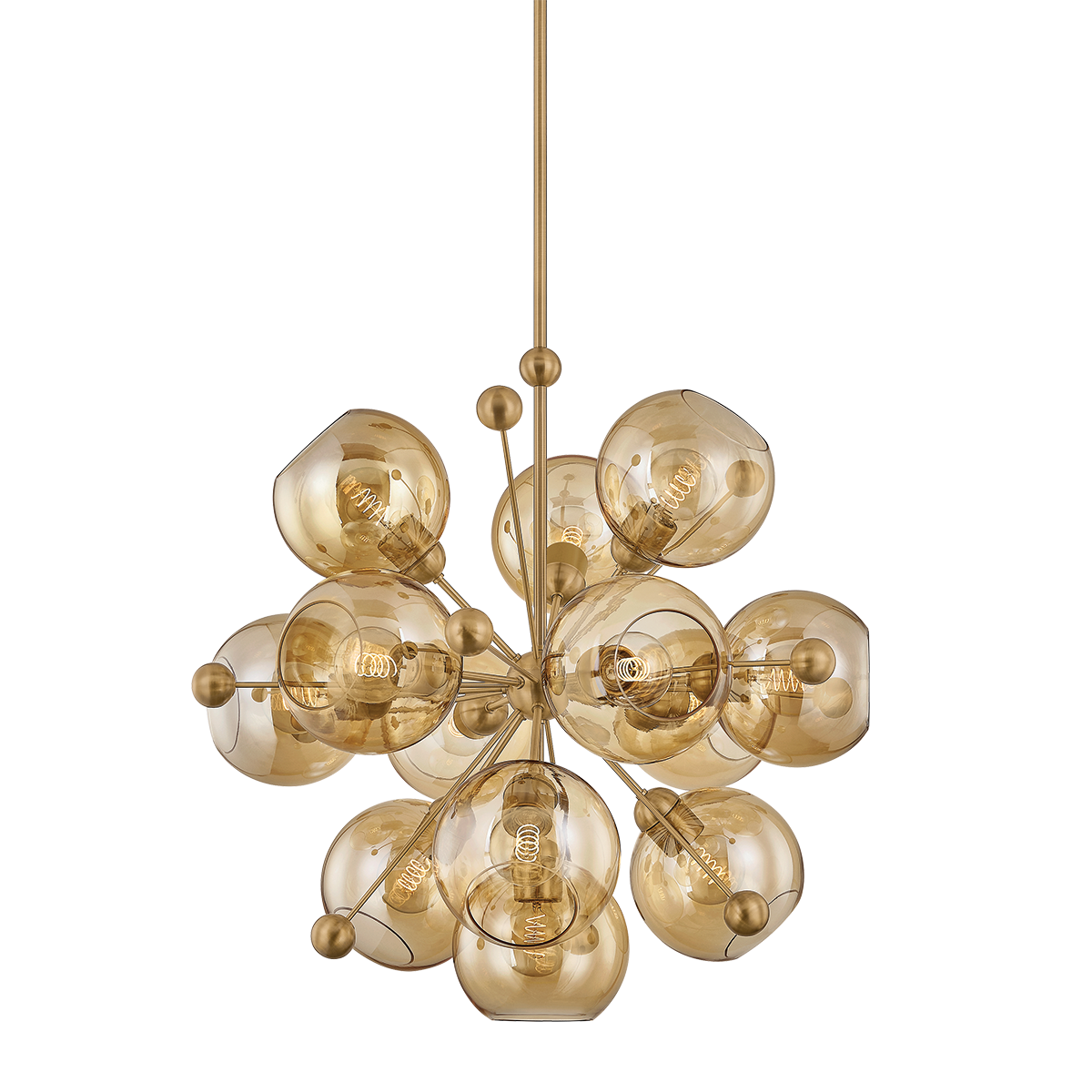 Ellory Chandelier 32" — a Troy chandelier for dining rooms, entries, and living rooms at Laurie Yapp Home.