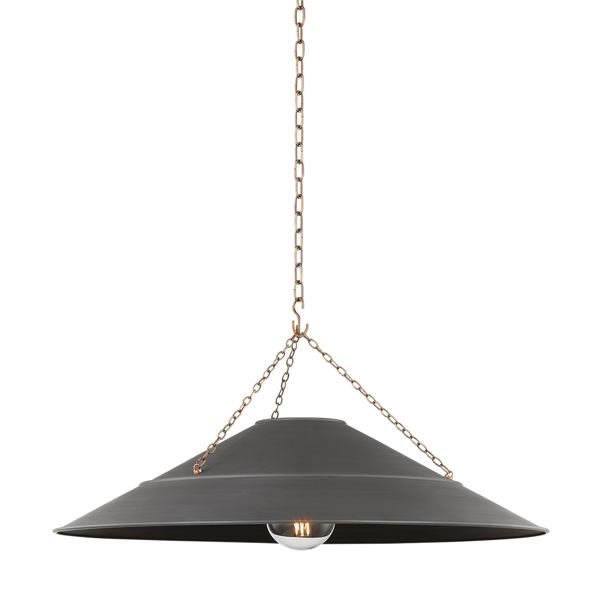 Arcane Pendant 33.75" — a Troy pendant for kitchens, entries, and dining rooms at Laurie Yapp Home.