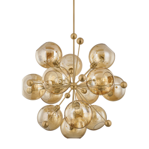 Ellory Chandelier 45.75" — a Troy chandelier for dining rooms, entries, and living rooms at Laurie Yapp Home.