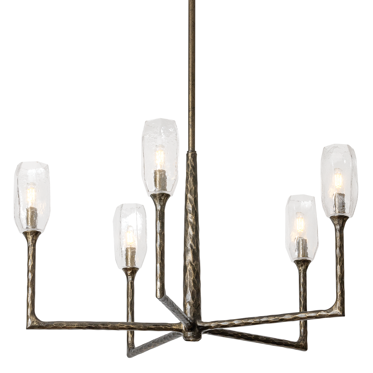 Lyle Chandelier 36" — a Troy chandelier for dining rooms, entries, and living rooms at Laurie Yapp Home.
