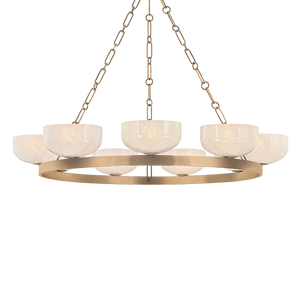 Caelum Chandelier 44.5" — a Troy chandelier for dining rooms, entries, and living rooms at Laurie Yapp Home.