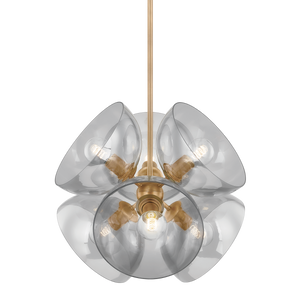 Salix Chandelier 22.25" — a Troy chandelier for dining rooms, entries, and living rooms at Laurie Yapp Home.