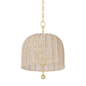 Lonnie Pendant 15.25" — a Troy pendant for kitchens, entries, and dining rooms at Laurie Yapp Home.