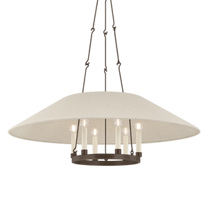 Archive Chandelier 38" — a Troy chandelier for dining rooms, entries, and living rooms at Laurie Yapp Home.