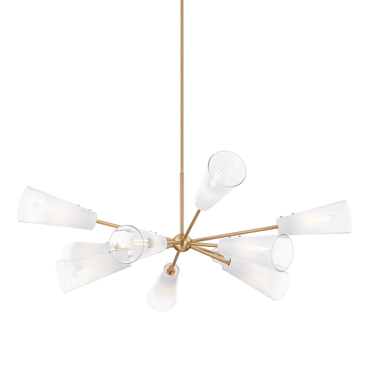 Camarillo Chandelier 60" — a Troy chandelier for dining rooms, entries, and living rooms at Laurie Yapp Home.