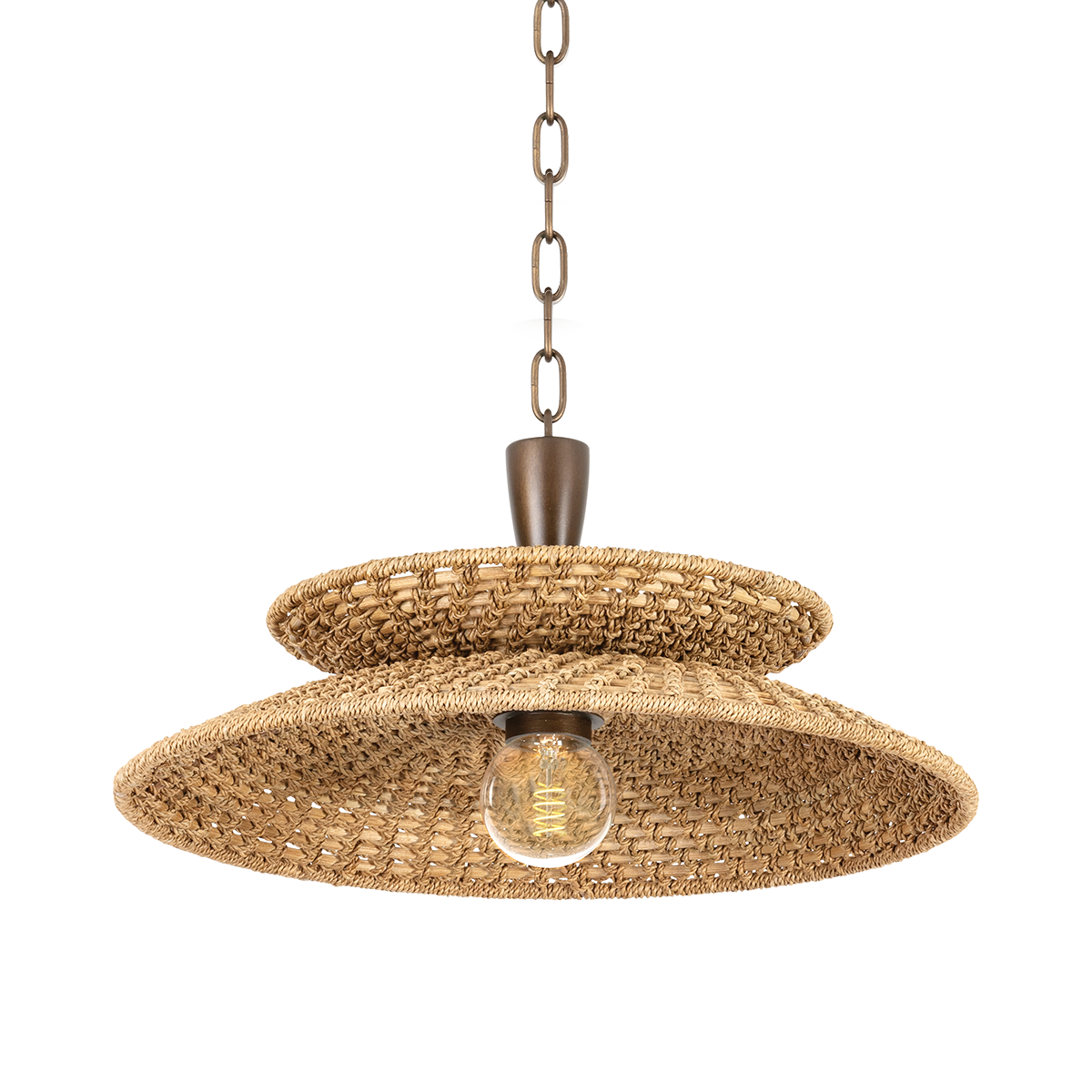 Landry Pendant 20" — a Troy pendant for kitchens, entries, and dining rooms at Laurie Yapp Home.