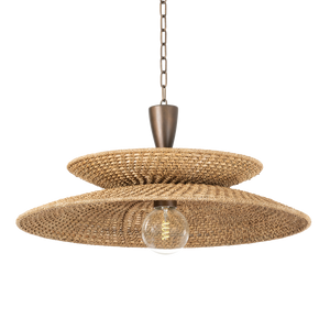 Landry Pendant 30" — a Troy pendant for kitchens, entries, and dining rooms at Laurie Yapp Home.