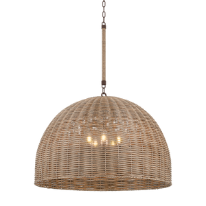 Huxley Exterior Pendant 34" — a Troy pendant for kitchens, entries, and dining rooms at Laurie Yapp Home.