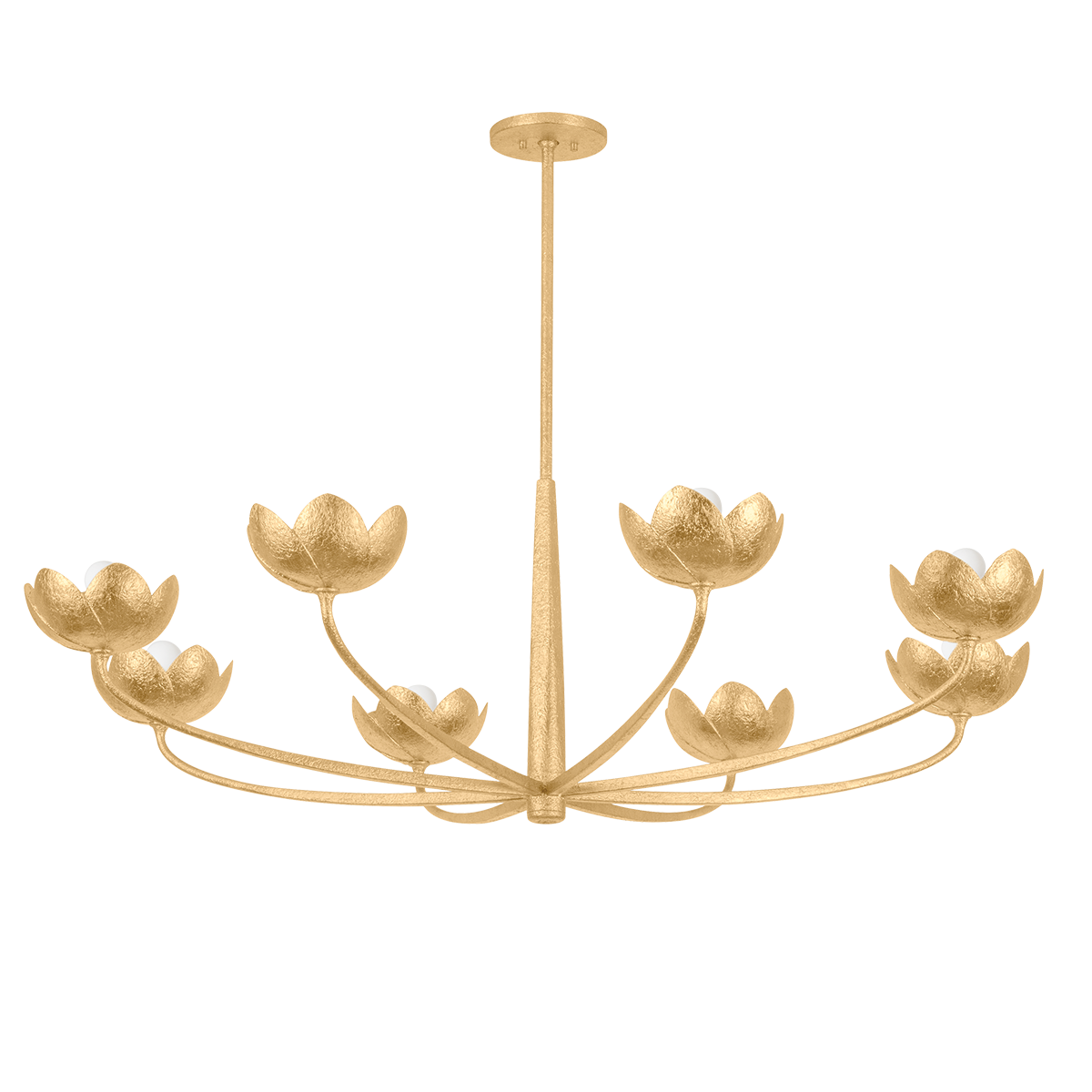 Arcata Chandelier 55" — a Troy chandelier for dining rooms, entries, and living rooms at Laurie Yapp Home.