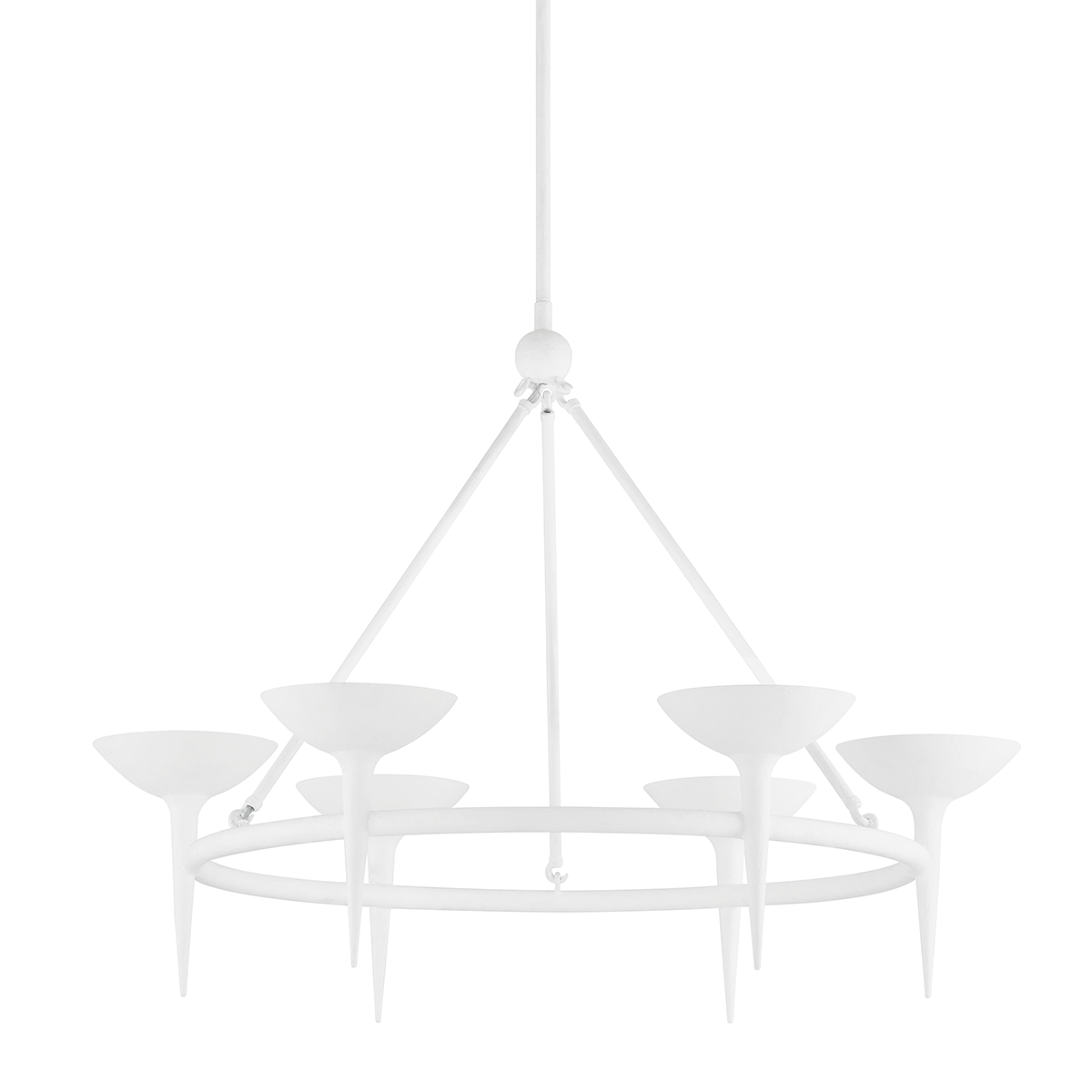 Cecilia Chandelier 40" — a Troy chandelier for dining rooms, entries, and living rooms at Laurie Yapp Home.