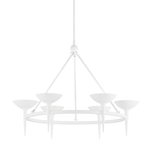 Cecilia Chandelier 40" — a Troy chandelier for dining rooms, entries, and living rooms at Laurie Yapp Home.