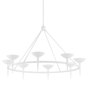 Cecilia Chandelier 55" — a Troy chandelier for dining rooms, entries, and living rooms at Laurie Yapp Home.