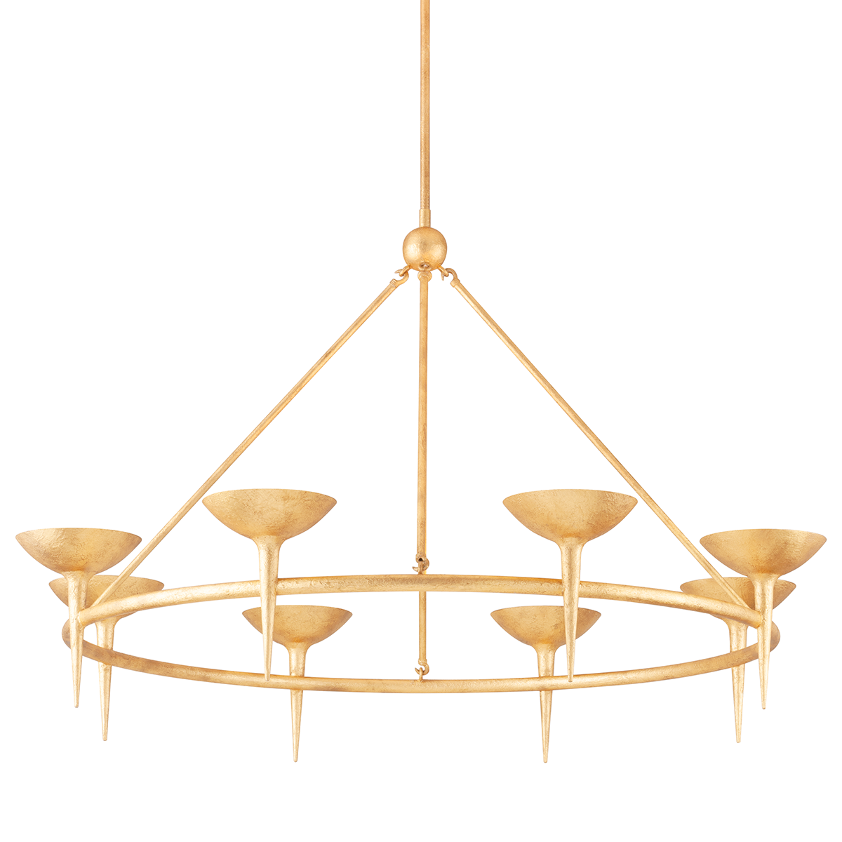 Cecilia Chandelier 55" — a Troy chandelier for dining rooms, entries, and living rooms at Laurie Yapp Home.