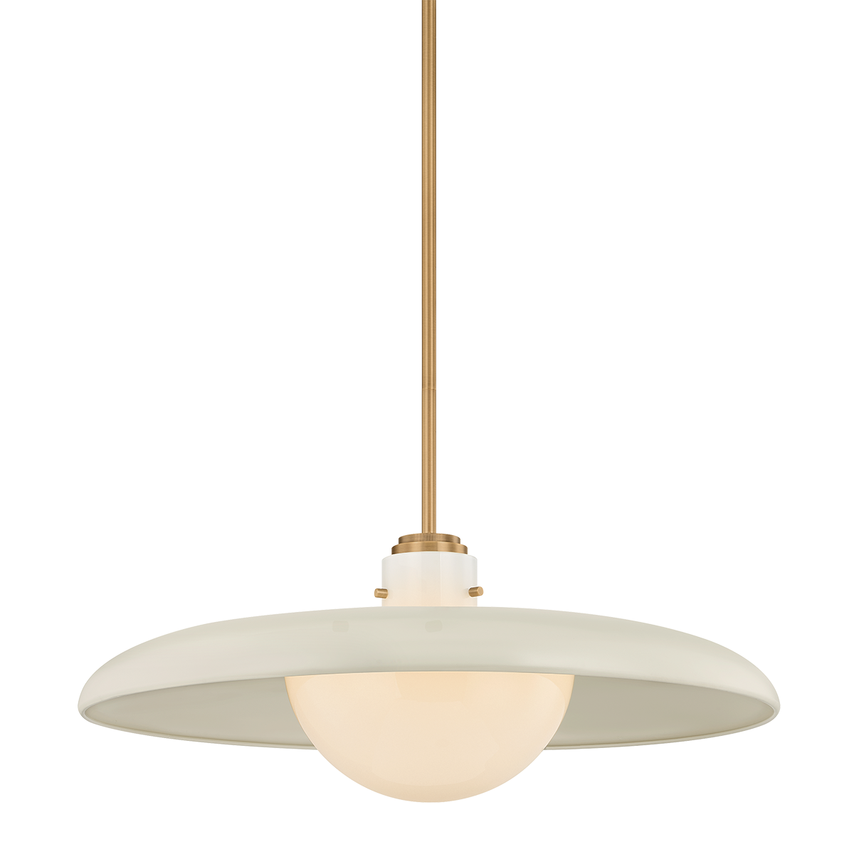 Gustavo Pendant 28" — a Troy pendant for kitchens, entries, and dining rooms at Laurie Yapp Home.