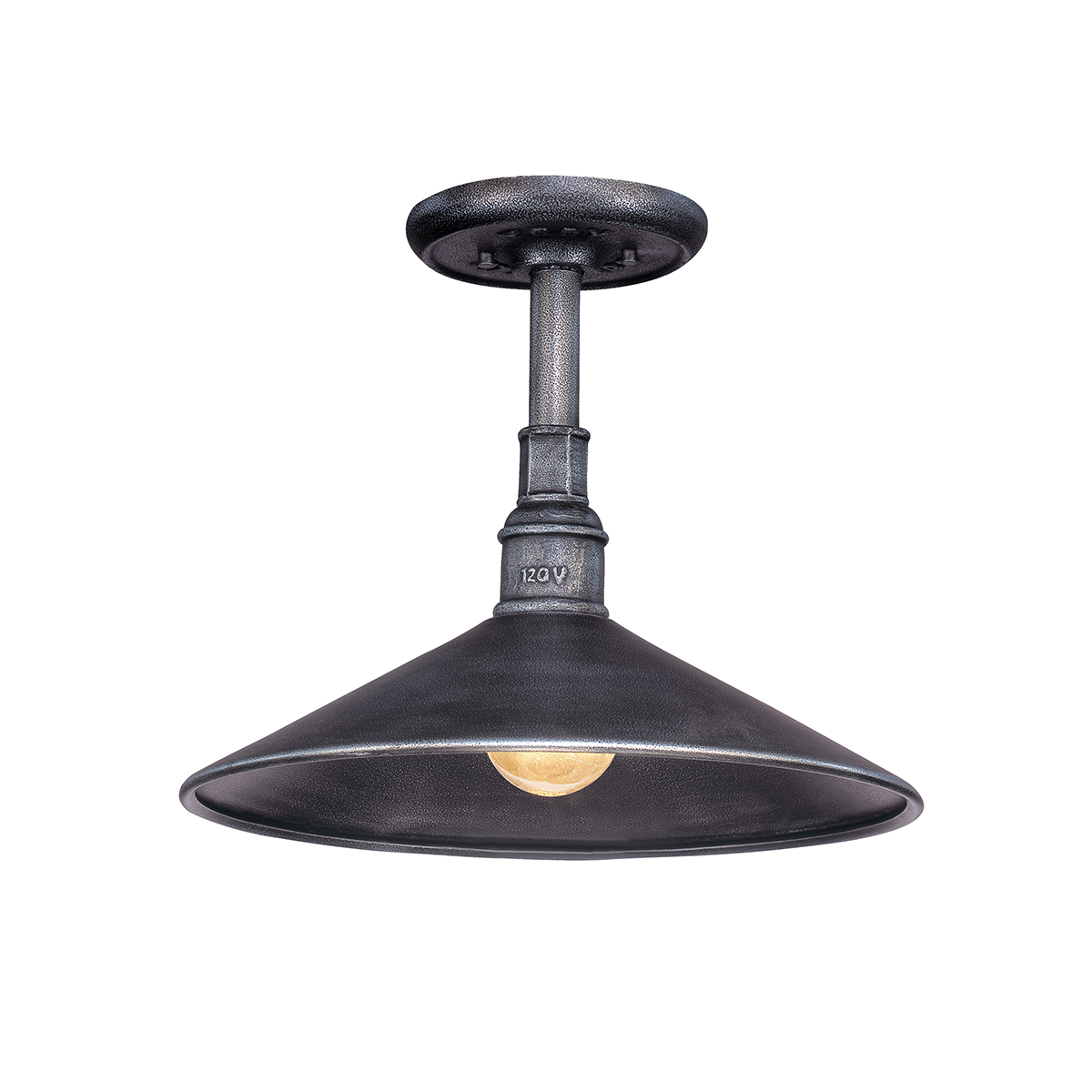 Toledo Exterior Pendant 14" — a Troy pendant for kitchens, entries, and dining rooms at Laurie Yapp Home.