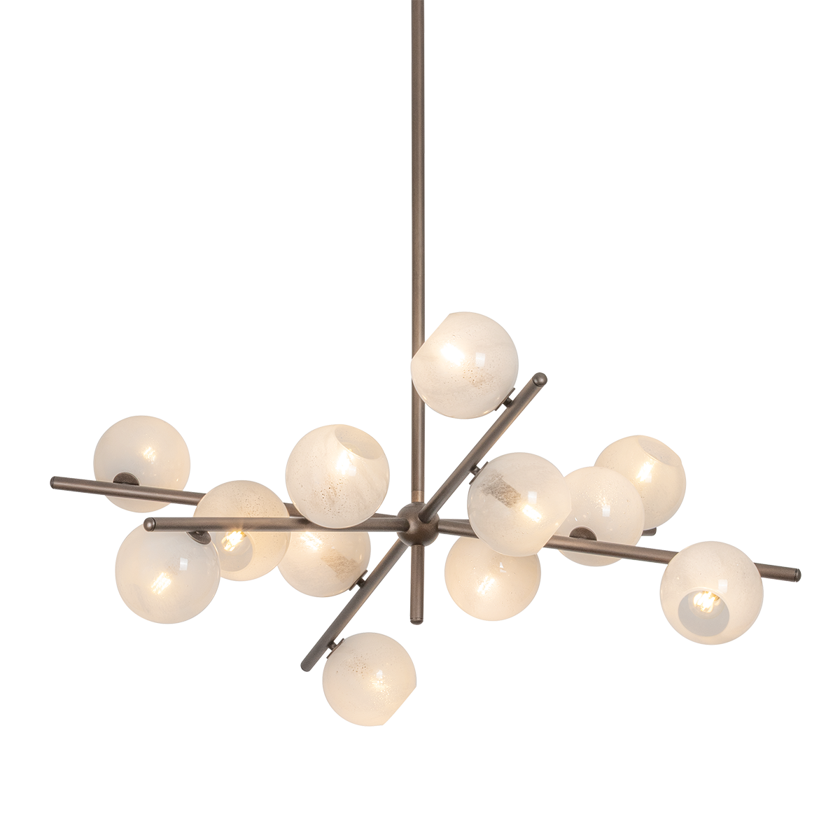 Sonny Chandelier 41.75" — a Troy chandelier for dining rooms, entries, and living rooms at Laurie Yapp Home.