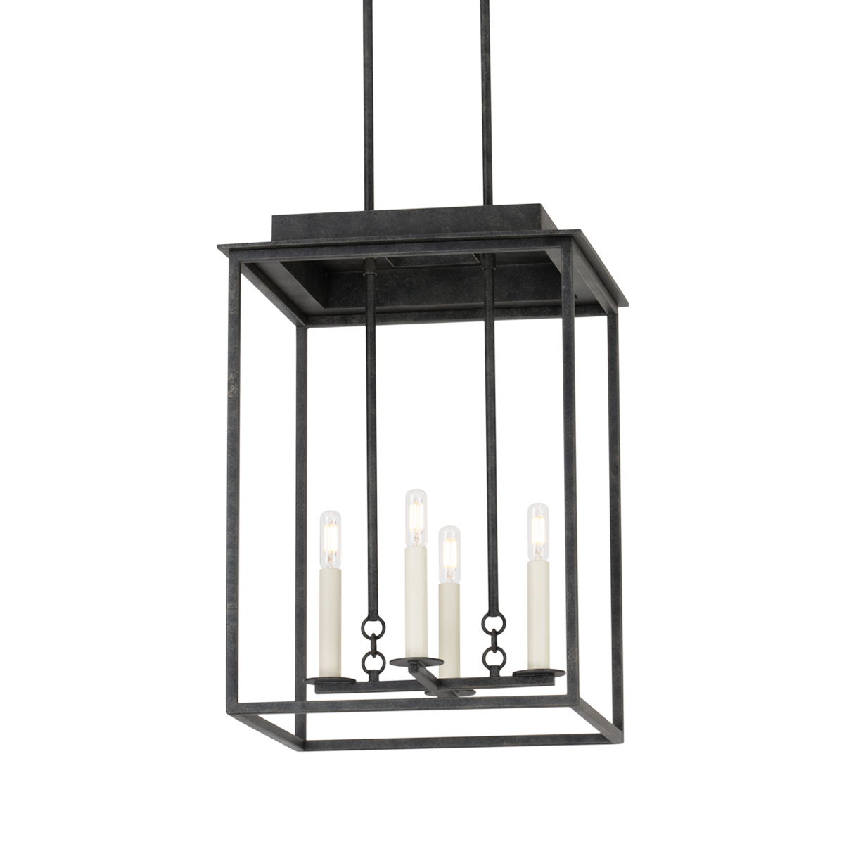 Hart Lantern 16.25" — a Troy lantern for entries, foyers, and covered porches at Laurie Yapp Home.