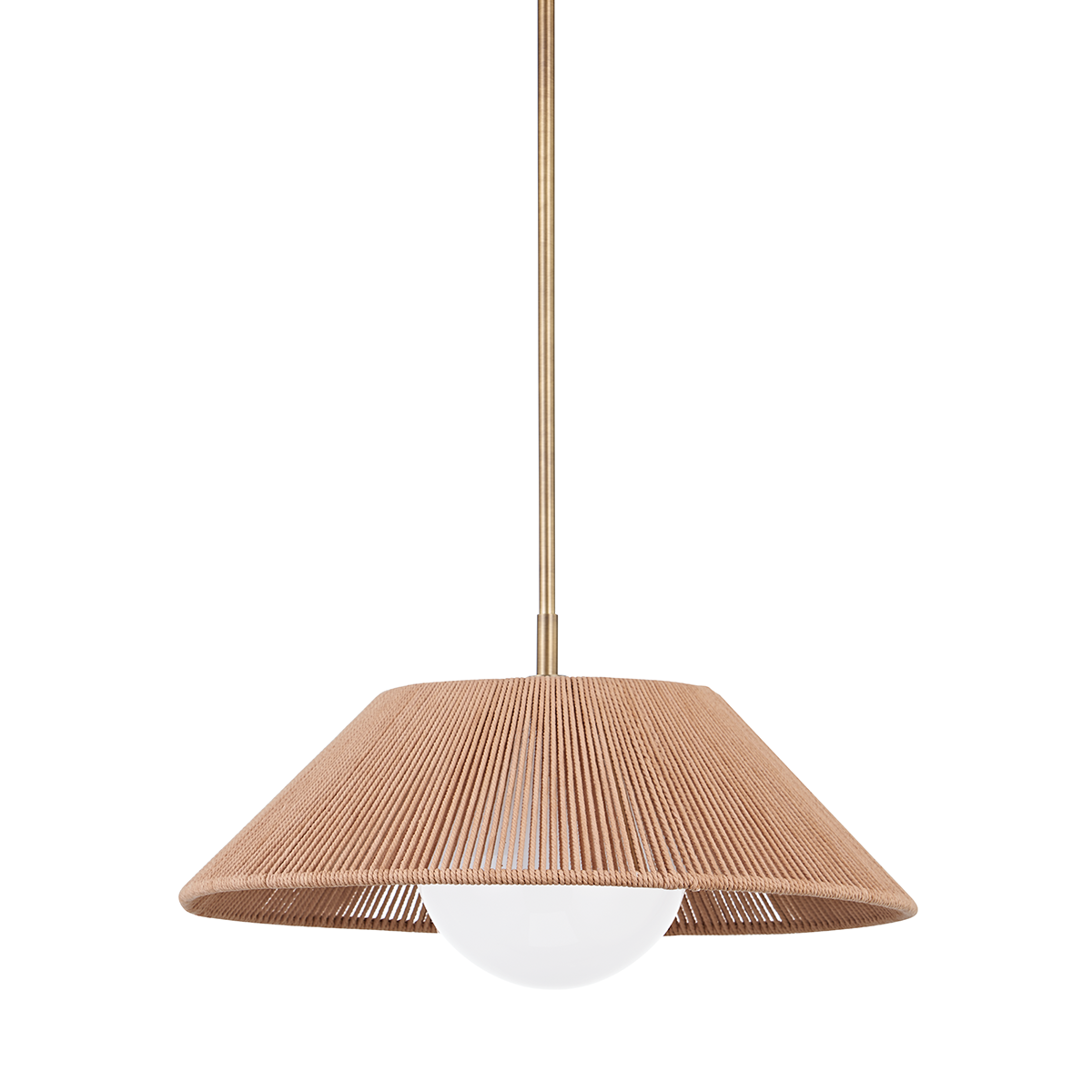 Lisbon Pendant 21" — a Troy pendant for kitchens, entries, and dining rooms at Laurie Yapp Home.