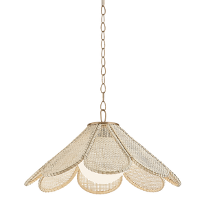 Petal Pendant 24" — a Troy pendant for kitchens, entries, and dining rooms at Laurie Yapp Home.
