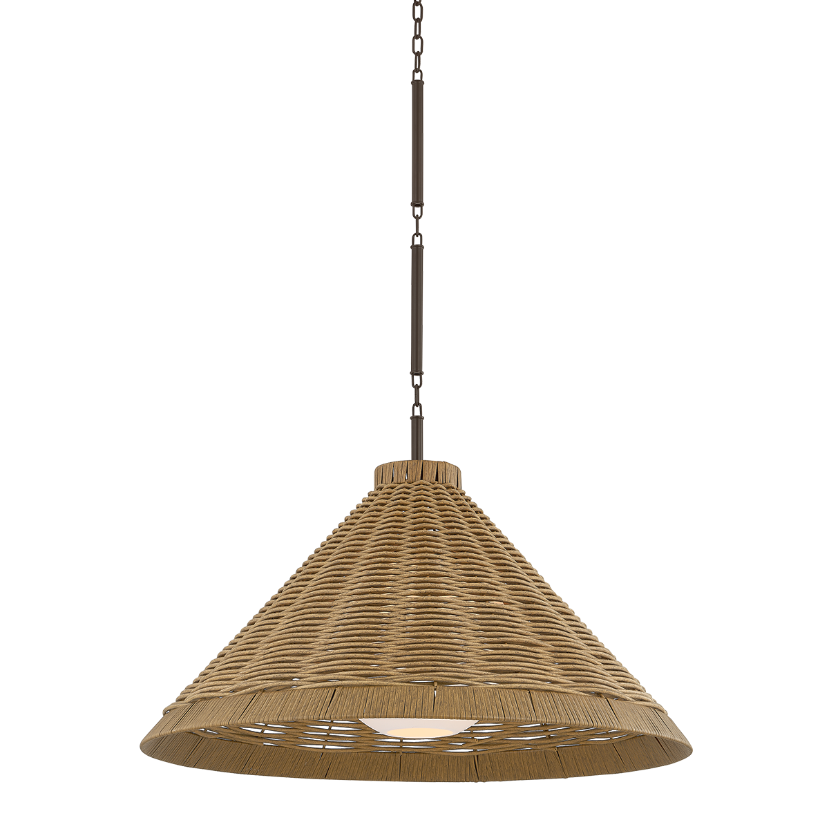 Devlin Pendant 28" — a Troy pendant for kitchens, entries, and dining rooms at Laurie Yapp Home.