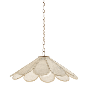 Petal Pendant 36.25" — a Troy pendant for kitchens, entries, and dining rooms at Laurie Yapp Home.