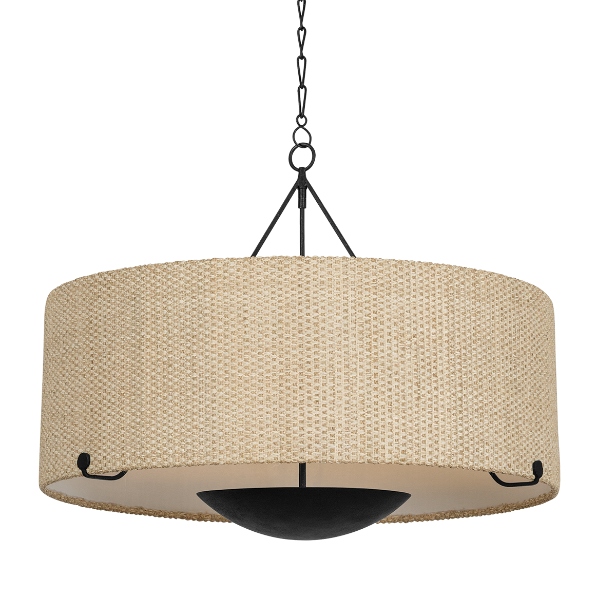 Elias Chandelier 38" — a Troy chandelier for dining rooms, entries, and living rooms at Laurie Yapp Home.