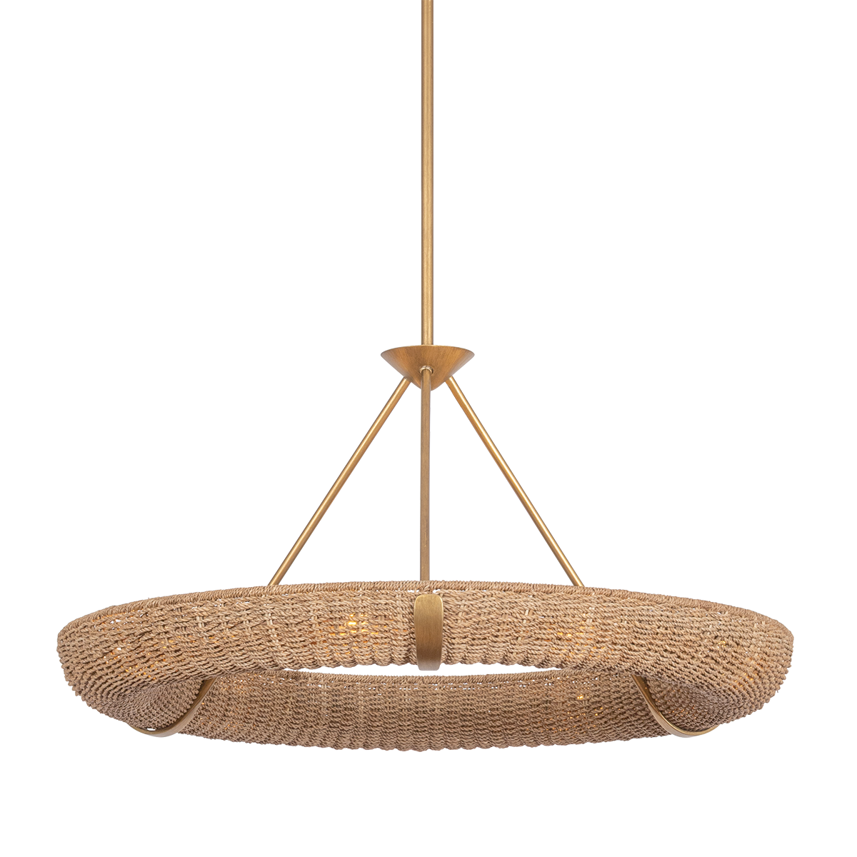 Floyd Chandelier 36" — a Troy chandelier for dining rooms, entries, and living rooms at Laurie Yapp Home.