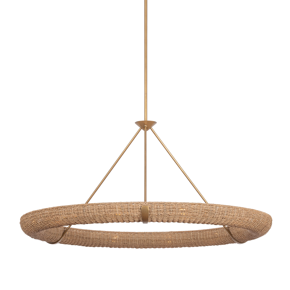 Floyd Chandelier 52" — a Troy chandelier for dining rooms, entries, and living rooms at Laurie Yapp Home.