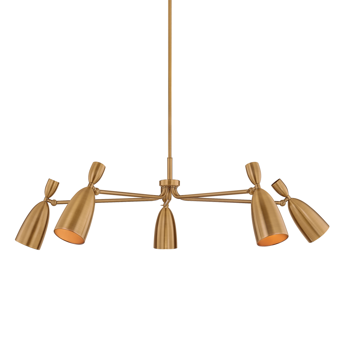Spade Chandelier — a Troy chandelier for dining rooms, entries, and living rooms at Laurie Yapp Home.