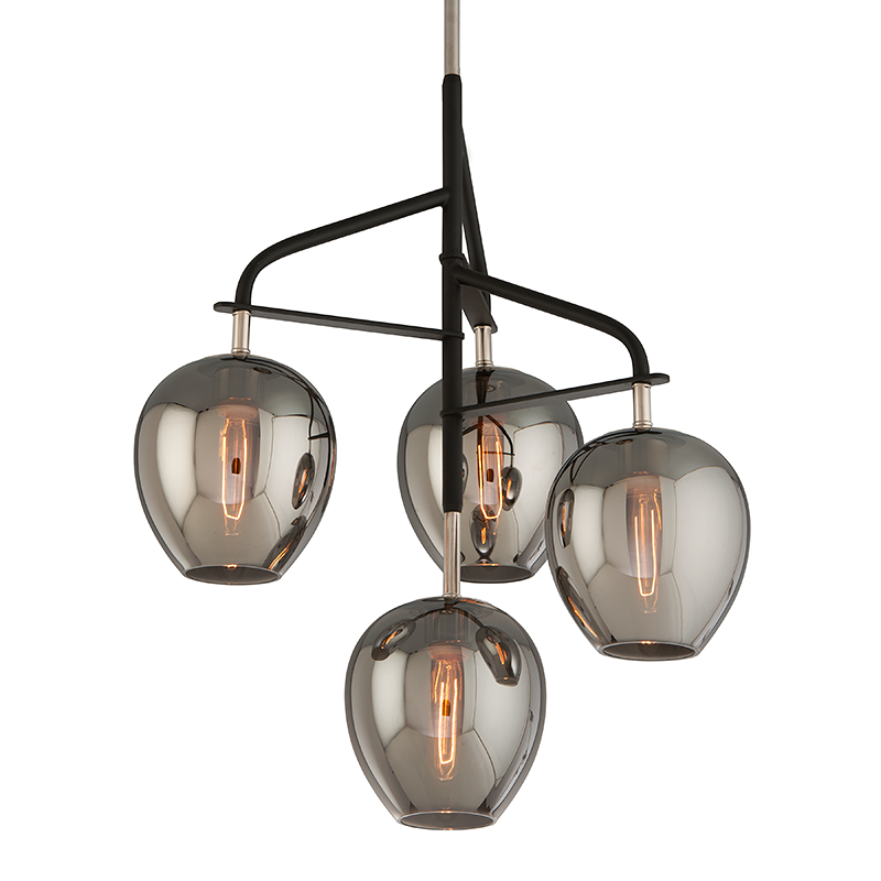 Odyssey Chandelier 24" — a Troy chandelier for dining rooms, entries, and living rooms at Laurie Yapp Home.
