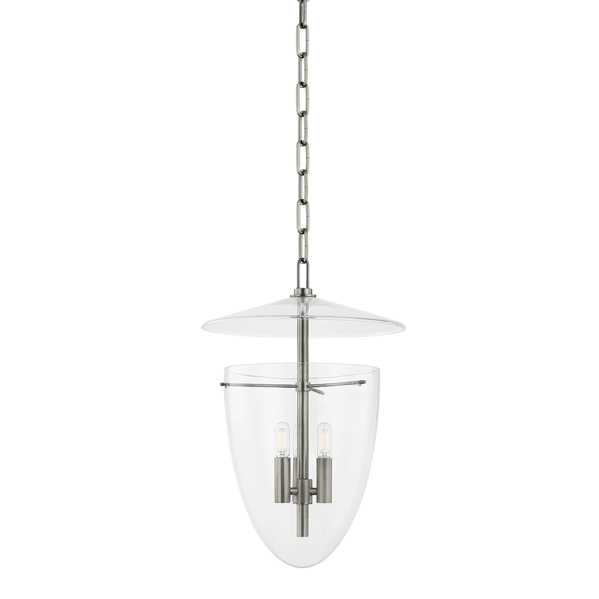Tully Lantern 13.5" — a Troy lantern for entries, foyers, and covered porches at Laurie Yapp Home.
