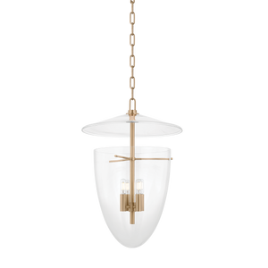 Tully Lantern 17.75" — a Troy lantern for entries, foyers, and covered porches at Laurie Yapp Home.