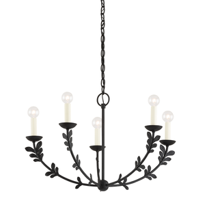 Florian Chandelier 28" — a Troy chandelier for dining rooms, entries, and living rooms at Laurie Yapp Home.
