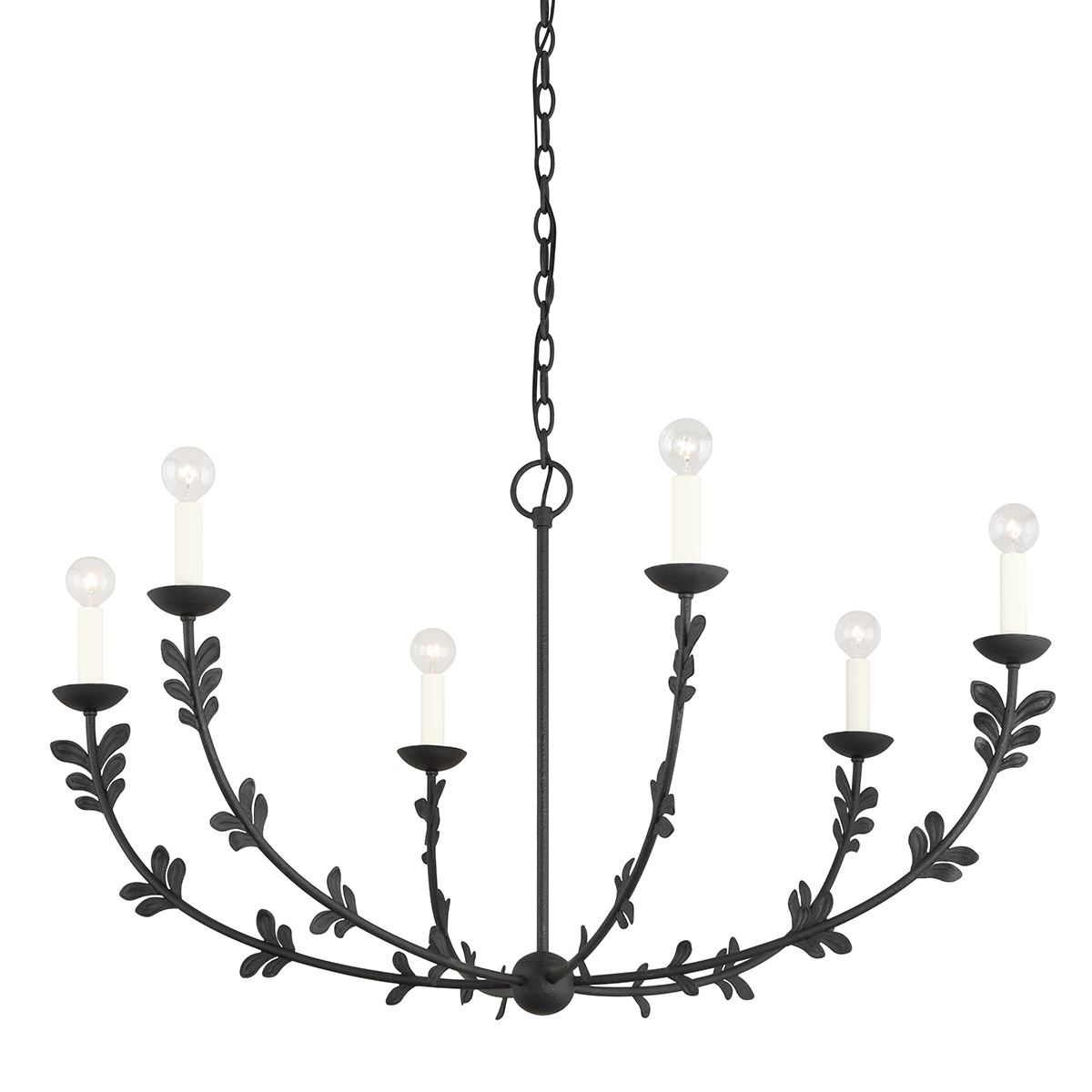 Florian Chandelier 40" — a Troy chandelier for dining rooms, entries, and living rooms at Laurie Yapp Home.