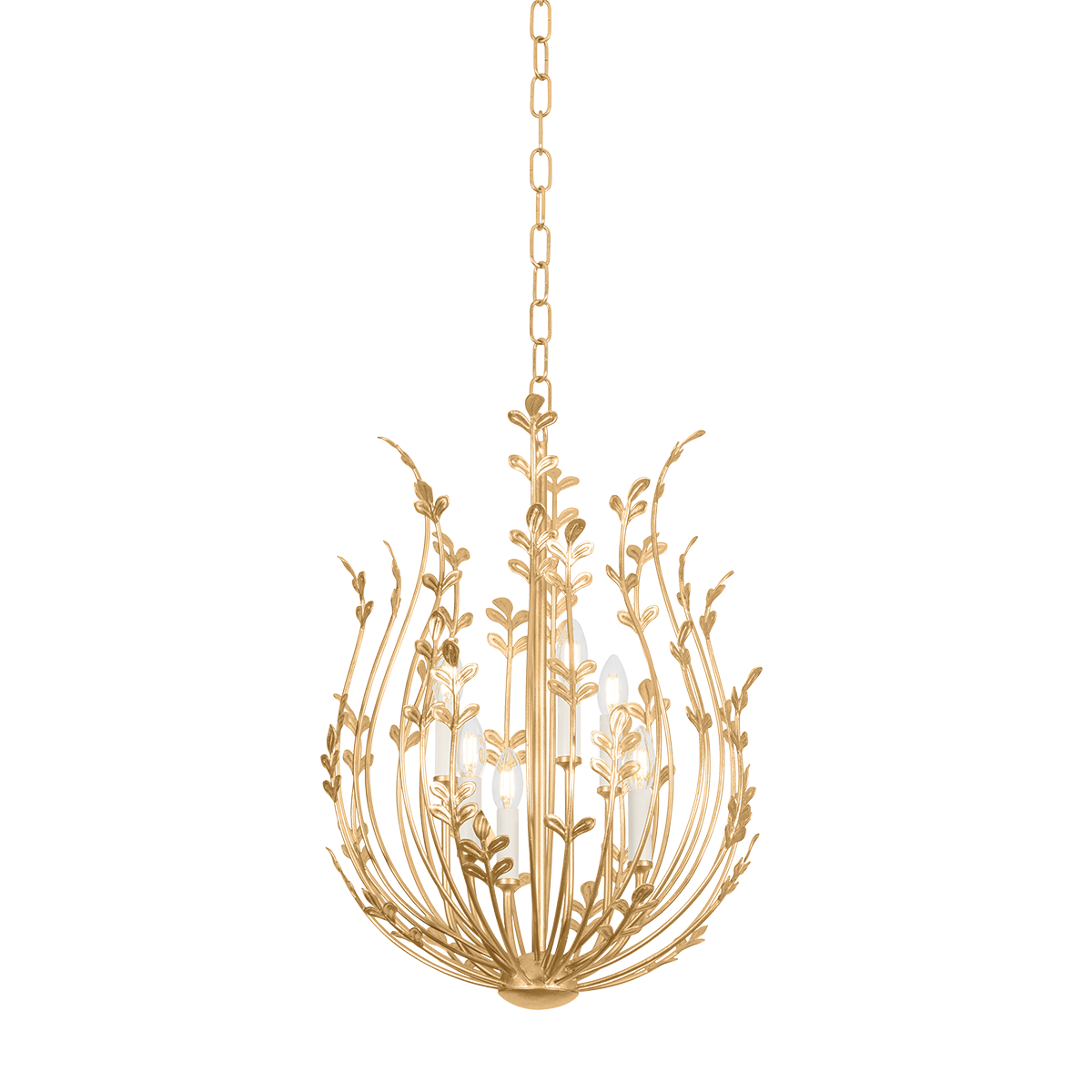 Delmore Chandelier 20.25" — a Troy chandelier for dining rooms, entries, and living rooms at Laurie Yapp Home.