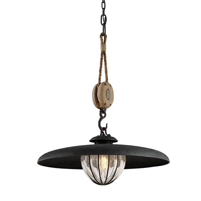 Murphy Pendant 24" — a Troy pendant for kitchens, entries, and dining rooms at Laurie Yapp Home.