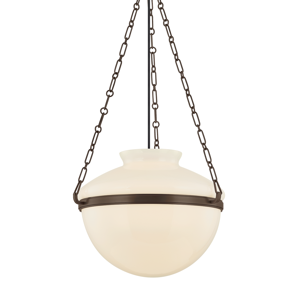 Paradigm Pendant 19" — a Troy pendant for kitchens, entries, and dining rooms at Laurie Yapp Home.