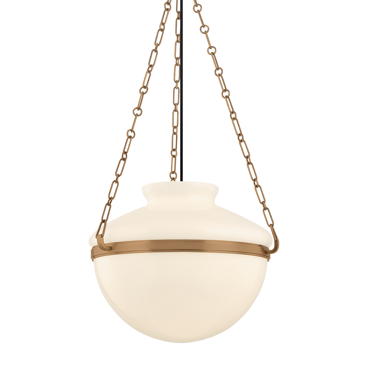 Paradigm Pendant 19" — a Troy pendant for kitchens, entries, and dining rooms at Laurie Yapp Home.